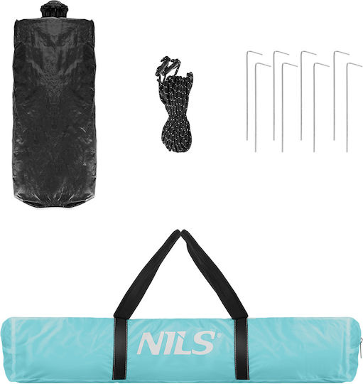 Nils Cort Camping Pop Up Albastru 200x145x115cm