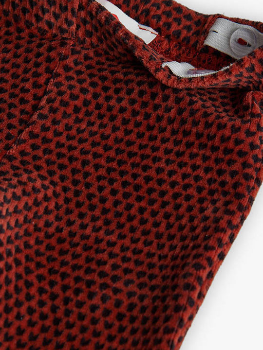 Kinderleggings Lang Rot