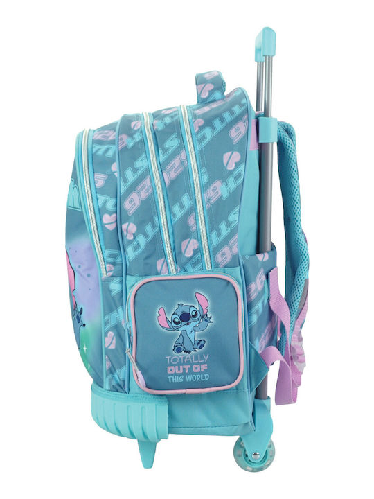 Gim Stitch Schulranzen Trolley Grundschule mit Flaschenhalter Mehrfarbige