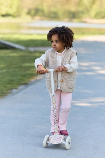 Little Dutch Παιδικό Πατίνι Τρίτροχο για 3+ Ετών Off White