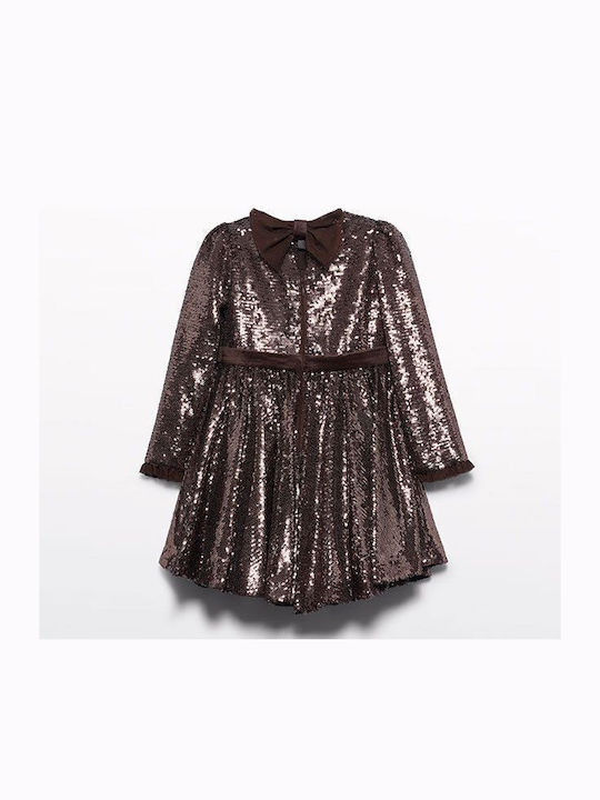 Rochie de fete cu paiete Trufa