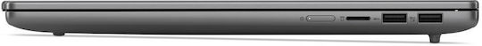 Lenovo IdeaPad Slim 5 16AGP11 16" OLED 120Hz (Seria Ryzen AI 400-7 450/32GB/1TB SSD/Fără sistem de operare) Gri Luna (Tastatură Engleză internațională)