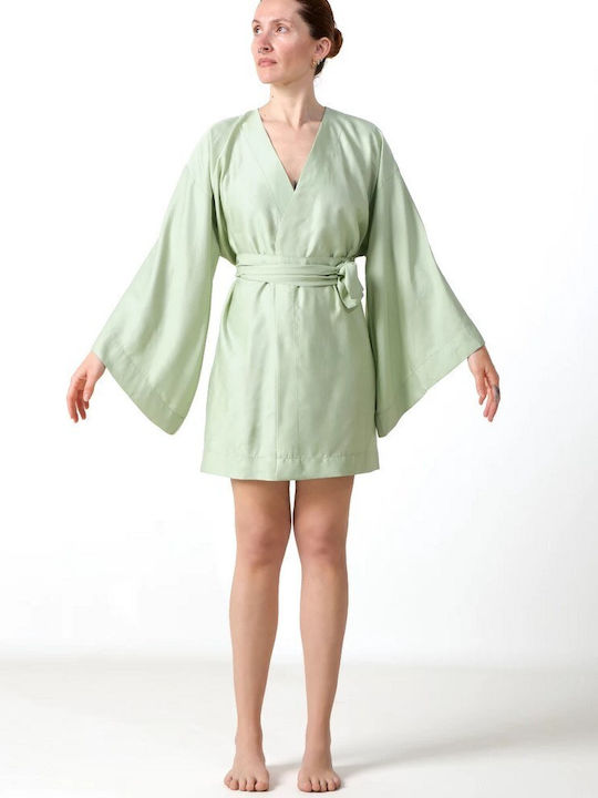 Kentia Summer Women's Robe Green