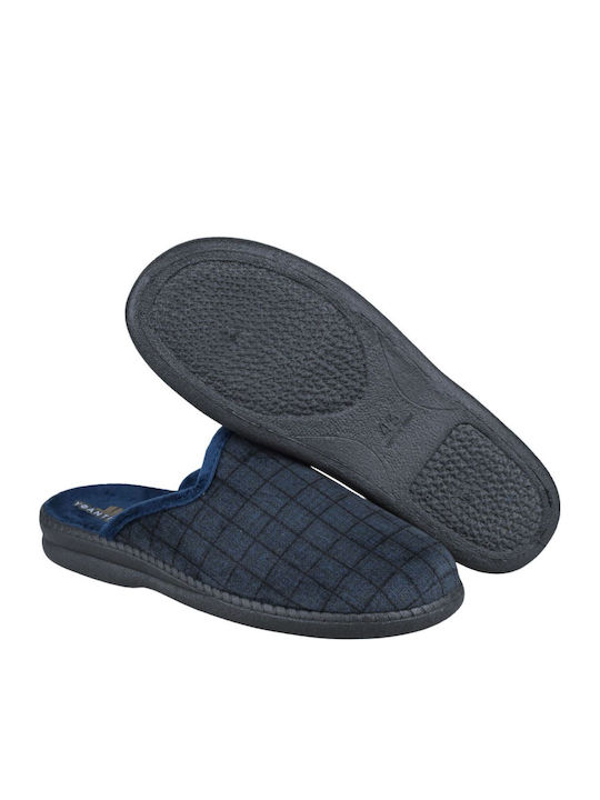 Herren Hausschuhe Blau