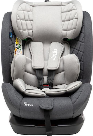 Juju Total 360 I-Size Kindersitz Auto mit ISOfix Graues