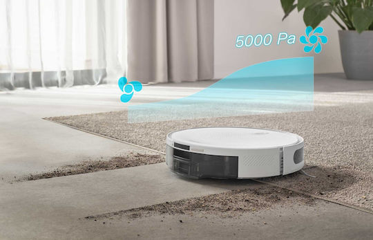 Sencor Robot Vacuum Cleaner with Laser Mapping & 5000Pa Suction White