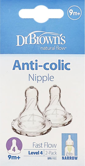 Dr. Brown's Natural Flow Options Level 4 Babyflaschensauger für 9+ Monate 2cm