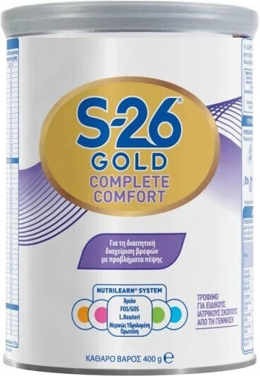 Milk Formula S-26 Complete Comfort Gold for 0m+ Months 400gr