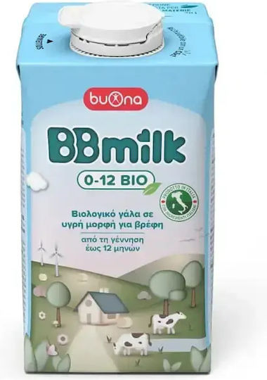 Buona Băutură lactată gata preparată BBmilk Bio 0-12m pentru 0m++ Luni 500ml