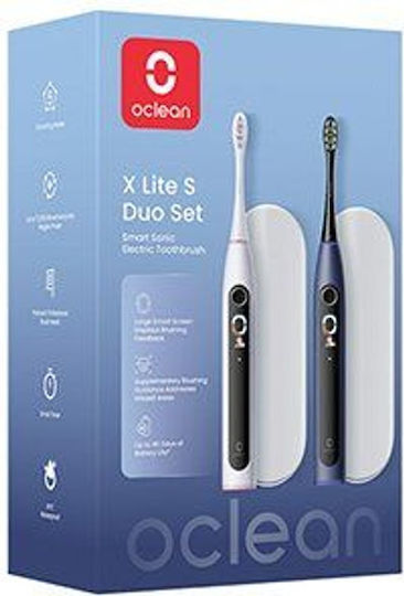 OClean S Duo Elektrische Zahnbürste mit Reisetasche Blau