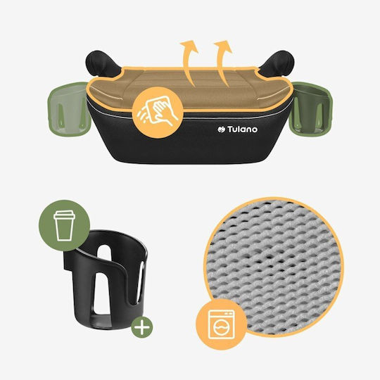 Tulano Cabby 30 Scaun de Mașină Booster i-Size cu Isofix Gri