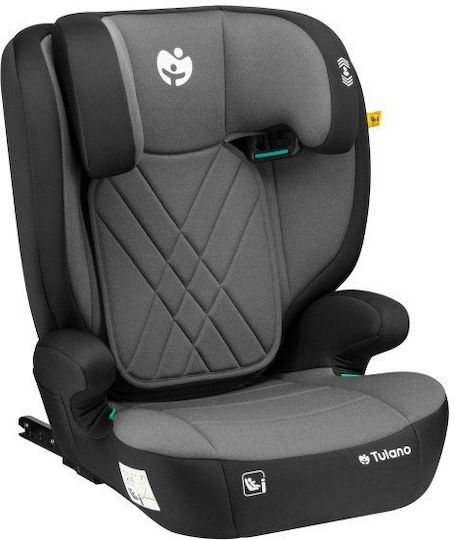 Tulano Joy 45 Столче за кола Бустер i-Size с Isofix Сив