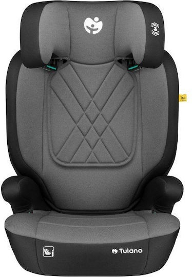 Tulano Joy 45 Столче за кола Бустер i-Size с Isofix Сив