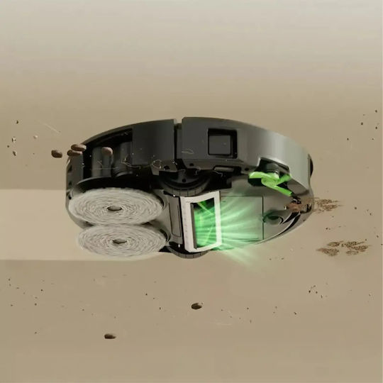 Roomba Plus 515 Combo + AutoWash Dock Σκούπα Ρομπότ με Χαρτογράφηση Laser & Απορρόφηση 22000Pa Μαύρη