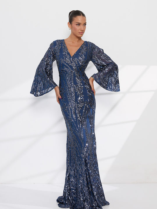 Rochie Maxi de Seara Albastră