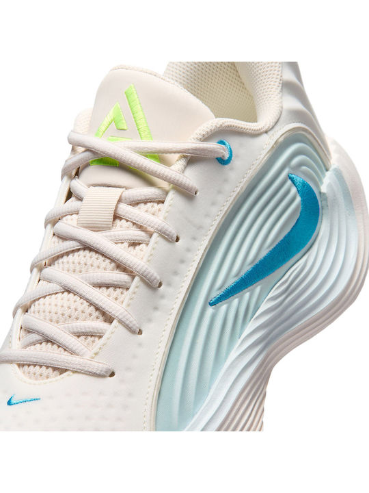 Giannis Immortality 5 Ниски Баскетболни Обувки Sail / Glacier Blue / Chalk / Light Current Blue