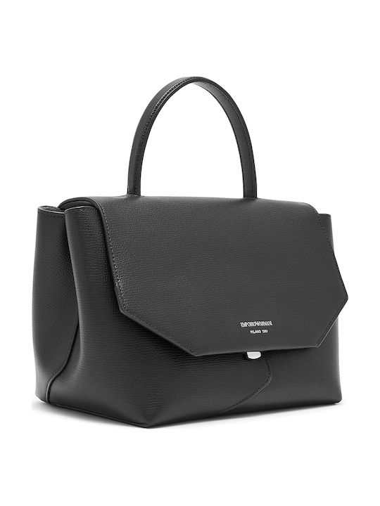 Damentasche Leder Handtasche / Schulter Wildleder Schwarze