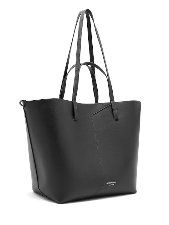 Leder Damen Shopper Tasche Wildleder Schwarze