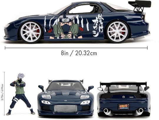 Jada Toys Kakashi Hatake and Mazda RX7 Αυτοκινητάκι 1:24