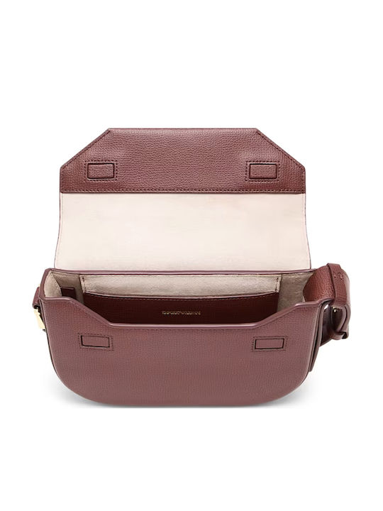 Leder Damen Handtasche Crossbody Schulter Wildleder Burgundisch