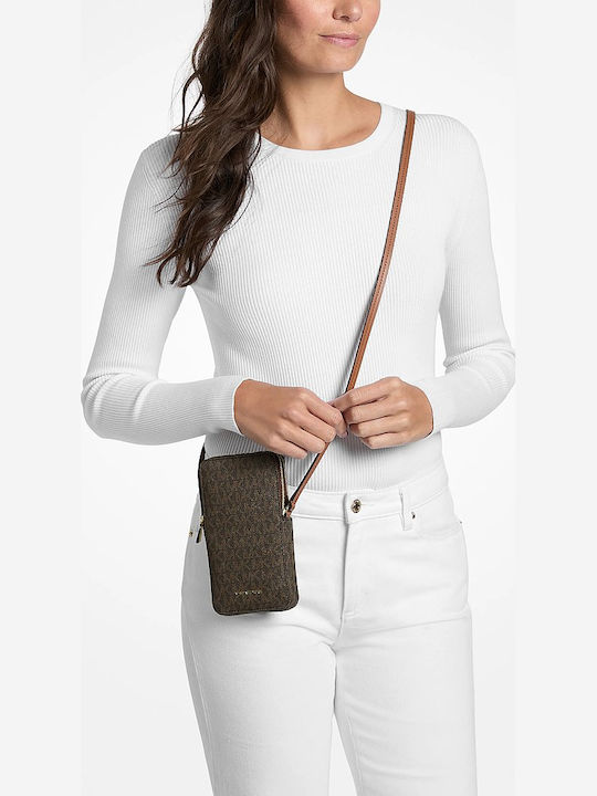 Women's Mobile Phone Pouch Set Brown / Tan