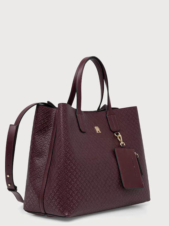 Tommy Hilfiger Tommy Дамска чанта за ръка Бордо Tommy Hilfiger Tommy Дамска чанта за ръка Бордо