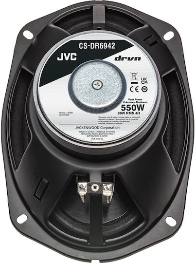 JVC Autolautsprecher Set Koaxial 6x9 Zoll mit 90W RMS (4 Weg)