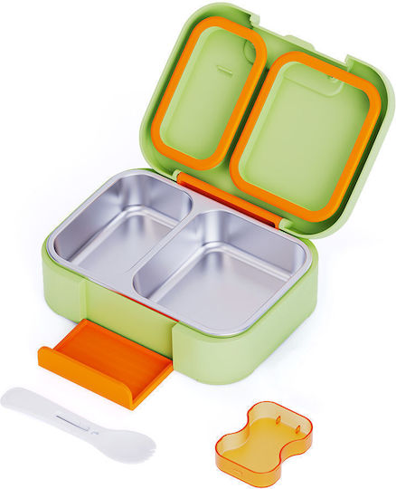 Estia Save The Aegean Stainless Steel Kids Food Container Dinosaurs 0.75lt Dino Explorer