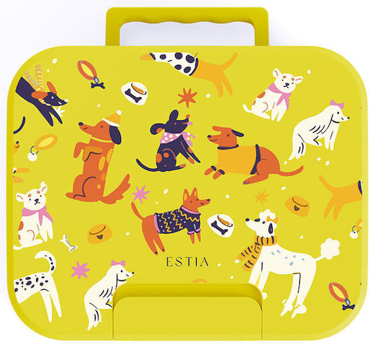 Estia Save the Aegean Plastic Kids' Food Container 1.04 L Pet Party