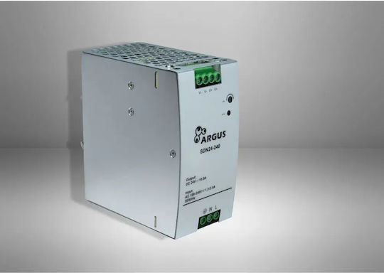 Inter-Tech DIN Rail Power Supply with 24V Output and 240W Power