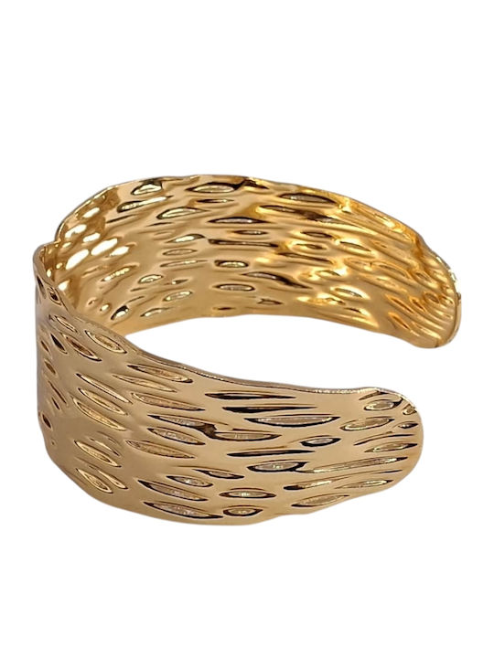 Kalliopi Silver Γυναικείο Βραχιόλι από Ατσάλι Επιχρυσωμένο