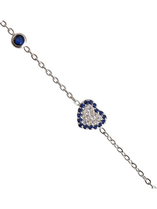 Kalliopi Silver Γυναικείο Βραχιόλι από Ατσάλι