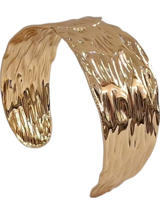 Kalliopi Silver Γυναικείο Βραχιόλι από Ατσάλι Επιχρυσωμένο
