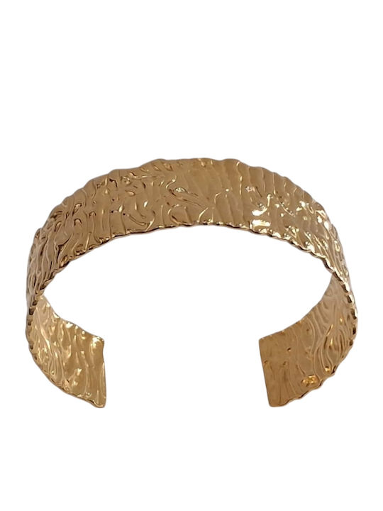 Kalliopi Silver Γυναικείο Βραχιόλι από Ατσάλι Επιχρυσωμένο