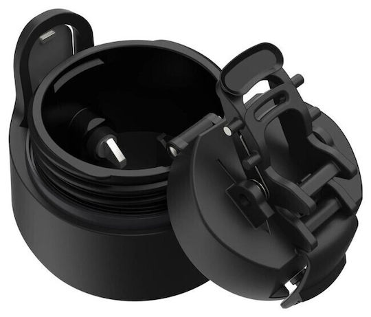 Contigo West Handled Tumbler Θερμός Ανοξείδωτο 470ml Λευκό Ματ με Καλαμάκι και Λαβή