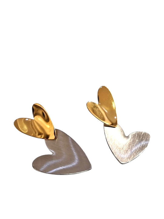 Kalliopi Silver Kalliopi Silver Hängend Ohrringe aus Stahl Vergoldet Kalliopi Silver Kalliopi Silver Hängend Ohrringe aus Stahl Vergoldet