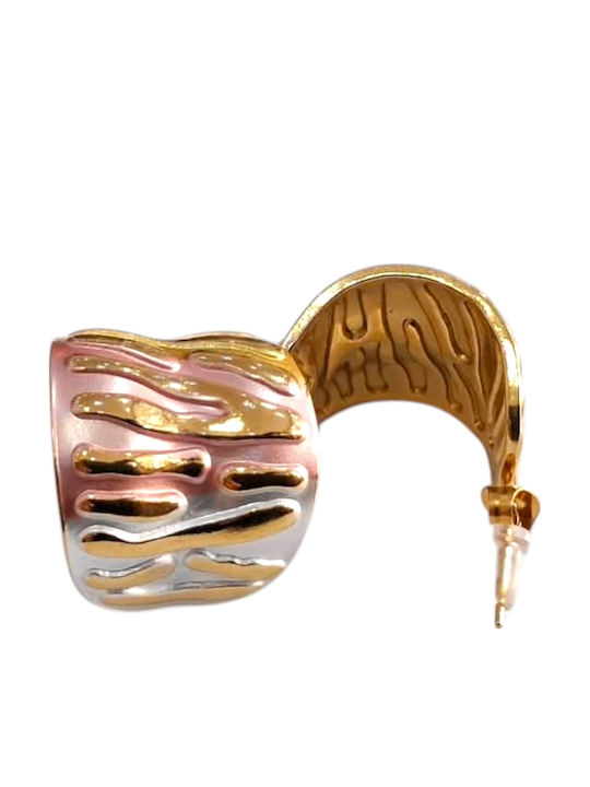 Kalliopi Silver Vergoldete Stahl Stecker-Ohrringe Rosa Kalliopi Silver Vergoldete Stahl Stecker-Ohrringe Rosa