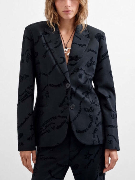Desigual Desigual Damen Blazer Schwarz