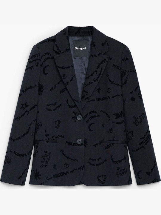 Desigual Sacou de damă Negru