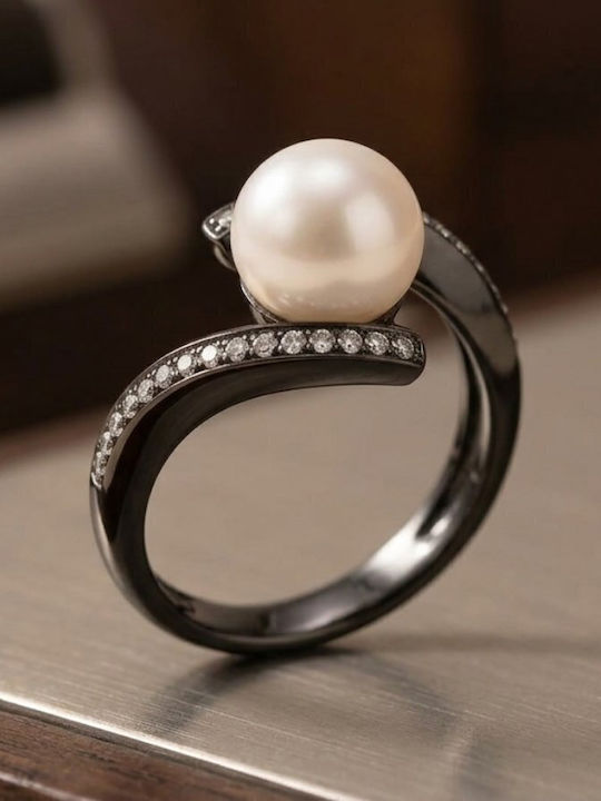 Zarafet Women's Silver Ring with Pearls Zarafet Women's Silver Ring with Pearls