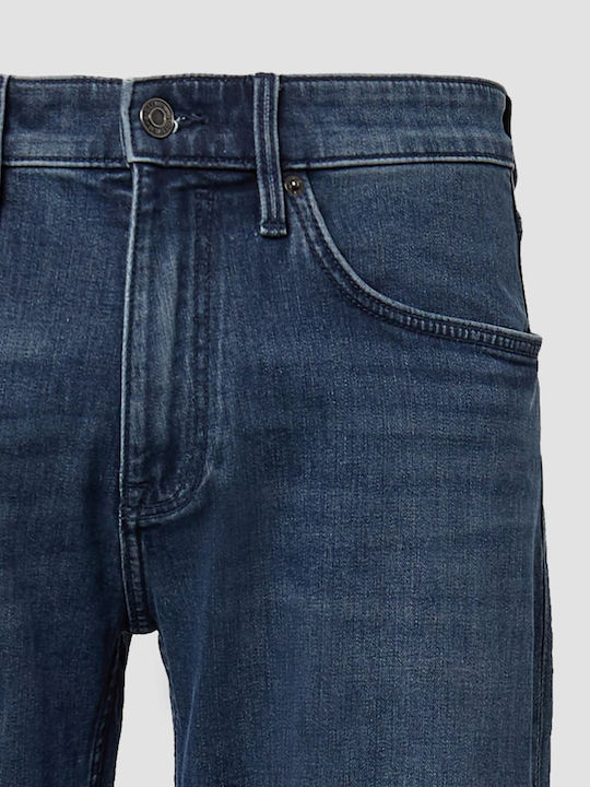 Mauro Ανδρικό Παντελόνι Τζιν Ελαστικό Regular Tapered Fit Blue