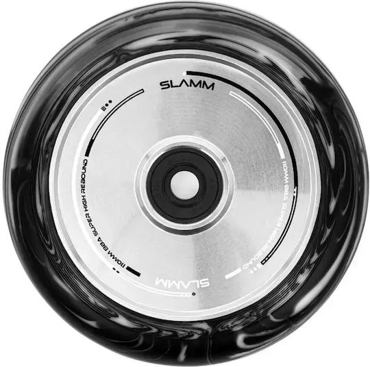 Slamm Swirl Hollow 110mm Kinderroller-Zubehör Rad Schwarz-Weiß
