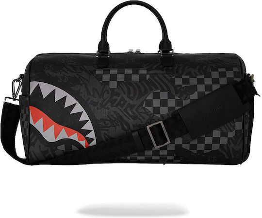 Sprayground Пътна чанта Red Shark Duffle Текстилна