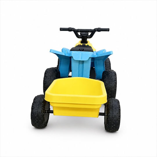 Motocicletă Cu 4 Roți Pentru Copii Electrică 6 Volți Albastră