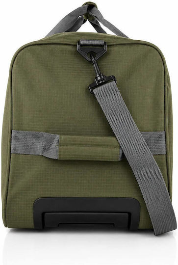 RCM Sack Voyage Back 49lt Green with Wheels Fabric 53cm