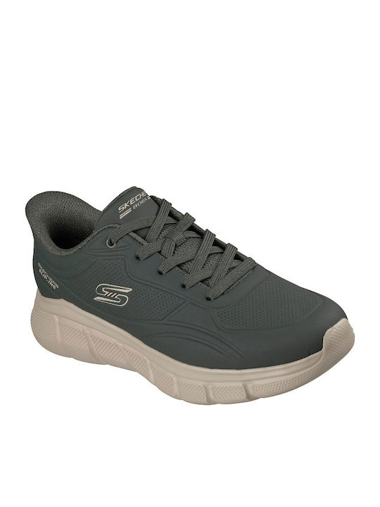 Bobs Sport B Flex Herren Anatomisch Sneakers Khaki
