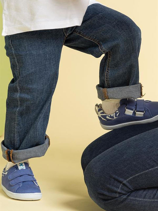 Детски Sneakers Боси с Велкро & Светещи Лилави
