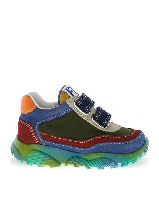 Kids Sneakers Anatomic with Hoop & Loop Closure Khaki