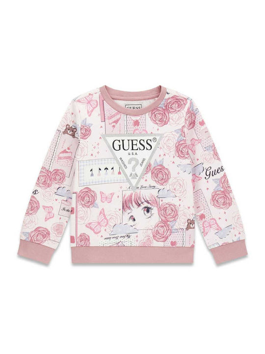 Guess Kids Sweatshirt Pink