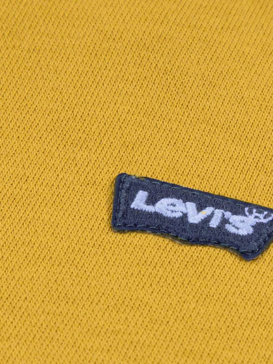 Kinder-Sweatshirt mit Kapuze Gelb Batwing